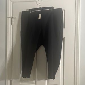 NWT Talbots Black Slim Crop Pants Size 20WP